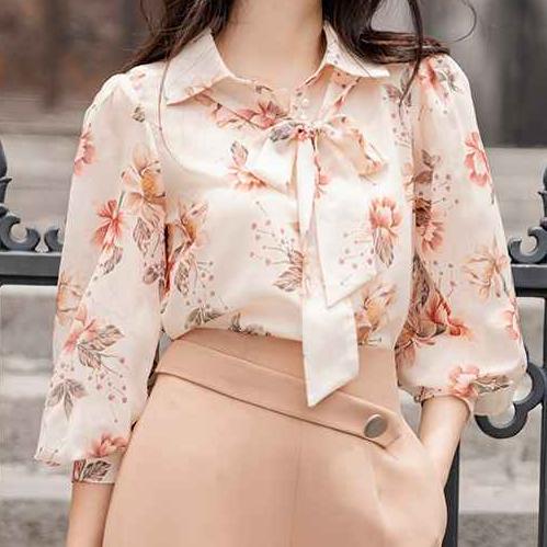 Áo sơ mi họa tiết hoa